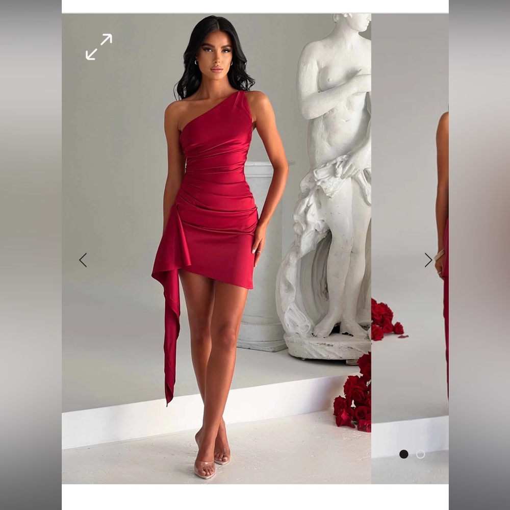 BABYBOO Red Cocktail Dress, Size XS